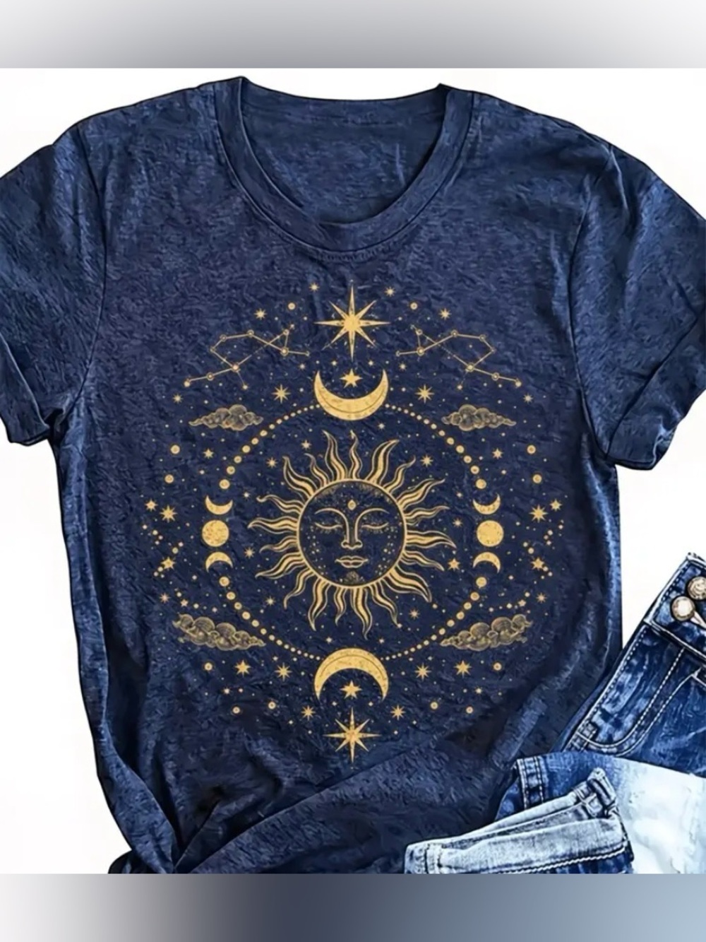 Boho Women’s Sun & Moon T-shirt